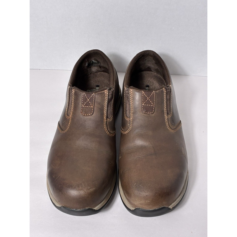 Red Wing Shoes Women's Sz 8 Brown‎ Leather Slip on Loafer Classic Work Flaw